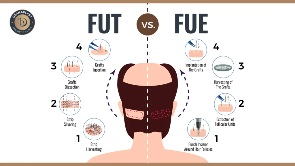 Understanding the Hair Transplant Procedure like FUE vs FUT